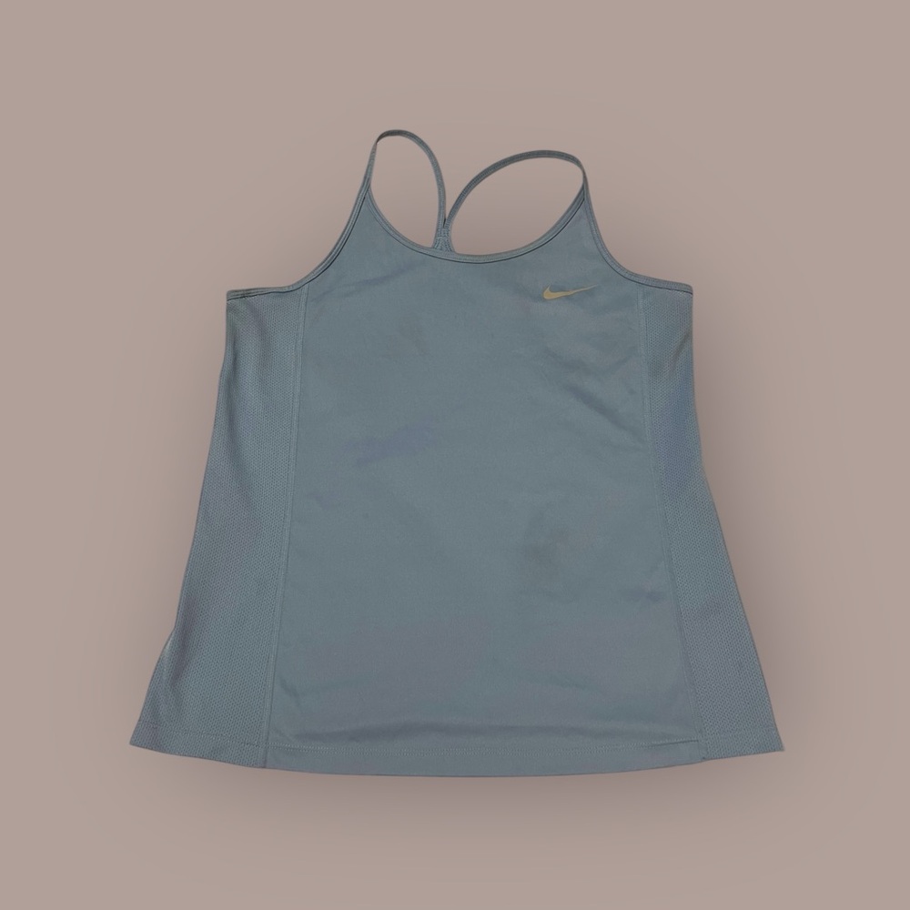 BLUE NIKE TANK TOP FOR RUNNING OR WORKOUT